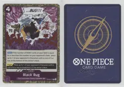 2023 One Piece Card Game: Wings of Captain OP06 Black Bug #OP06-077 0y59 - Image 3