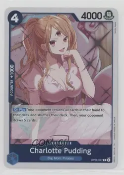 2023 One Piece Card Game: Wings of Captain OP06 R Charlotte Pudding 0y59 - Image 1