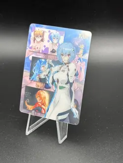 Rei Ayanami - evangelion | 3D hologram tranform DOUJIN waifu Card ccg - Image 2