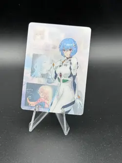 Rei Ayanami - evangelion | 3D hologram tranform DOUJIN waifu Card ccg - Image 8