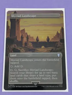 MTG: The Lord of the Rings: Myriad Landscape Borderless Foil #0534 Uncommon NM - Image 1