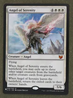 Mtg Angel of Serenity 058 Regular White Commnader 2015; M/NM - Image 1