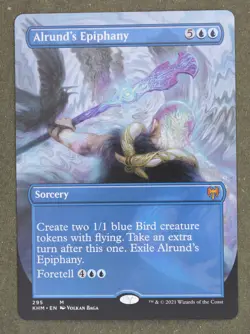 Mtg Alrunds Epiphany 295 Borderless Blue Kaldheim; M/NM - Image 1