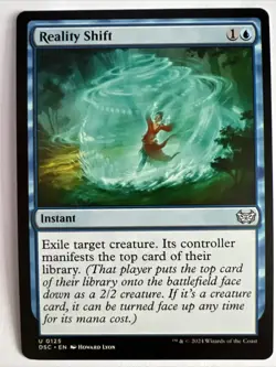 Reality Shift 0125 Non Foil Uncommon Duskmourn MTG Near Mint - Image 1