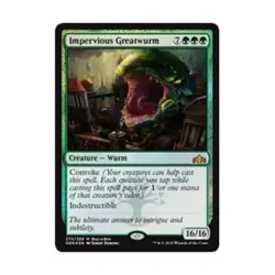 WOTC MtG Buy a Box Promos Impervious Greatwurm (P) (Foil) NM - Image 1
