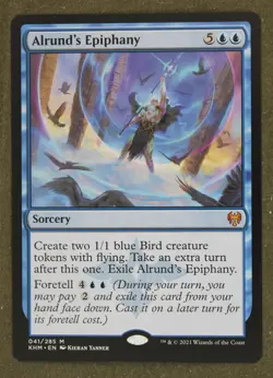 Mtg Alrunds Epiphany 041 Regular Blue Kaldheim; M/NM - Image 1