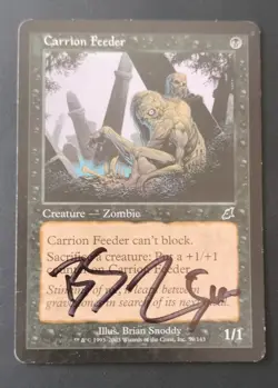 MTG Carrion Feeder Signed Bryan Snoddy - Image 1