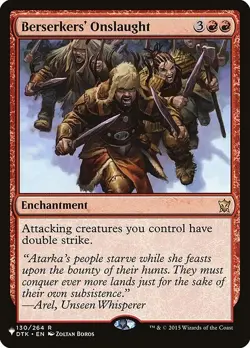 Berserkers' Onslaught x1 1x Mystery Booster 2 NM MTG - Image 1