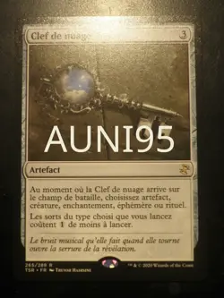 mtg magic Cloud Key time spiral remastered FRENCH vf fr Clef de nuage spirale - Image 1