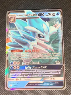 Alolan Sandslash GX SM236 - Sun & Moon Promo Pokemon Card - NM - Image 3