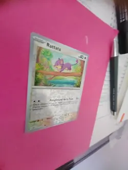 Rattata Brillante Carte Pokemon Jcc Francais 151 2023 # 019/165 - Image 3