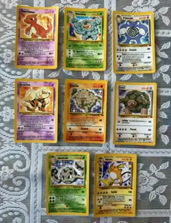 Pokemon Vending Topps Sticker Cards. Raichu And More. NM. Bundle Of 8 Cards. - Image 2