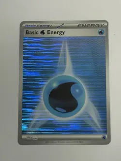 Water Energy Holo Black Bolt White Flare Pokemon TCG - Image 2