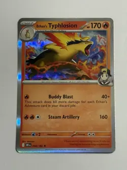 Ethan’s Typhlosion 034/182 - Pokemon Destined Rivals Holo Rare NM - Image 1