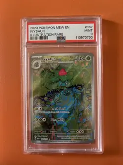 Pokemon 151 Ivysaur 167/165 IR Full Art Psa 9 Eng Mint - Image 1