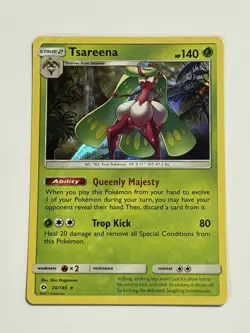 Tsareena - 20/149 - Holo Rare Pokemon Sun And Moon Base Set - Image 1