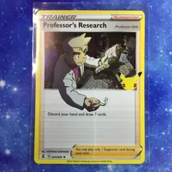 Professor's Research - 023/025 - Holo Rare Celebrations Pokemon TCG - Image 1