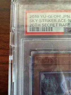 YuGiOh Sky Striker Ace Raye PSA10 20th Secret Rare Japanese Promo - Image 3