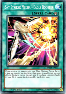 Sky Striker Mecha - Eagle Booster - DASA-EN035 - Super Rare 1st Edition Yugioh - Image 1