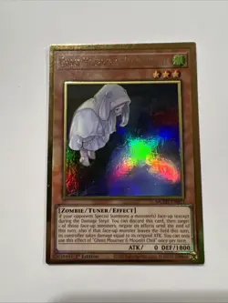 MGED-EN023 Ghost Mourner & Moonlit Chill Gold Rare 1st Edition YuGiOh - Image 1