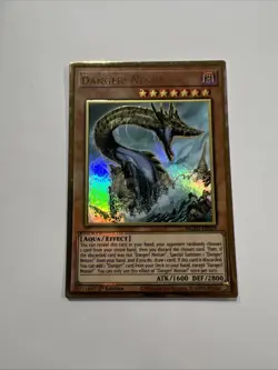 Yugioh Danger! Nessie! MGED-EN019 Gold Rare 1st Ed NM - Image 1