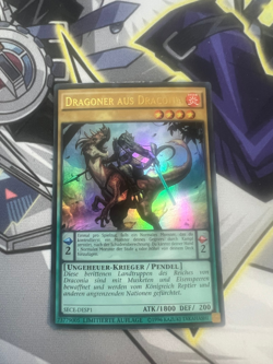 DRAGOONS OF DRACONIA GERMAN ULTRA RARE SECE-ENSP1 DESP1 NEAR MINT YUGIOH - Image 1