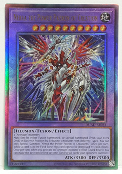 Yugioh Asia-English Nerva the Power Patron of Creation DUAD-AE033 Ultimate Rare - Image 1