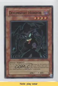 Doomsday Horror Unlimited YuGiOh Phantom Darkness #PTDN-EN022 2008 READ 0j6 - Image 1