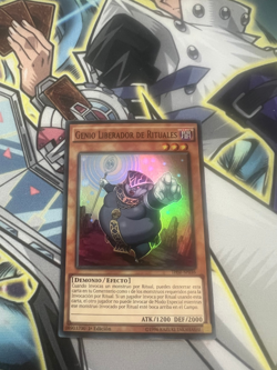 DJINN RELEASER OF RITUALS SPANISH SUPER RARE THSF-EN036 SP036 NEAR MINT YUGIOH - Image 1