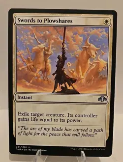 Swords to Plowshares MTG Dominaria Remastered Regular - Image 1
