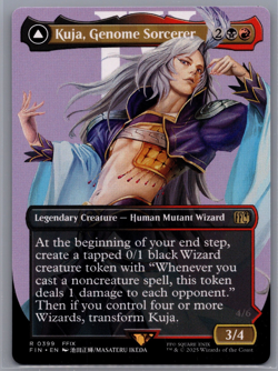 Kuja, Genome Sorcerer - #399 Regular (Borderless) Final Fantasy - Mtg - Image 1