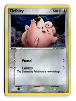 Pokemon Card - Clefairy Unseen Forces 53/115 Reverse Holo - Image 1