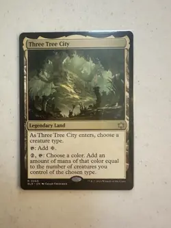 Three Tree City - Magic The Gathering Legendary Land Card - Image 3