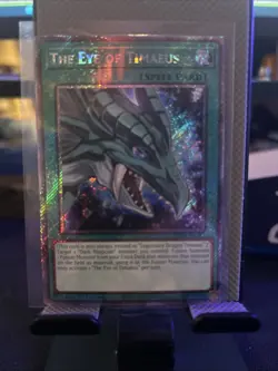 YuGiOh THE EYE OF TIMAEUS RA04-EN192 Platinum Secret Rare - Image 1
