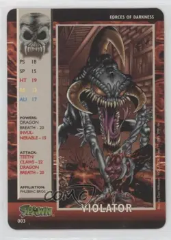 1995 Spawn - Power Cardz Trading Card Game Violator #003 0i7t - Image 1