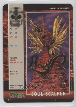 1995 Spawn - Power Cardz Trading Card Game Soul Scalper #111 0i7t - Image 1