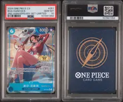 [Used] PSA10 Boa Hancock OP07-051 SR 2nd Anniversary Set Limited One Piece Card - Image 1