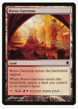 Boros Garrison #279 C13 Magic Land Card In Protective Sleeve - Image 1