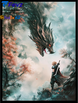(Fantasy Dragon) - 105ct Textured Matte TCG/MTG Art Sleeves by Ai Armor Multi - Image 1