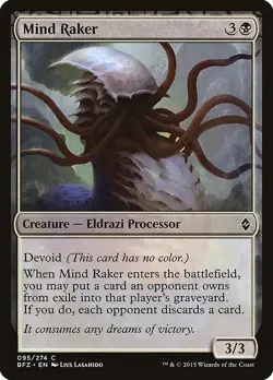 [MTG] Mind Raker (095) (BFZ) LP-HP - Image 1