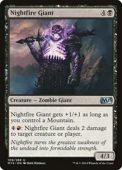 [MTG] Nightfire Giant (109) (M15) LP-HP - Image 1