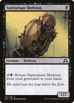 [MTG] Sanitarium Skeleton (133) (SOI) LP-HP - Image 1