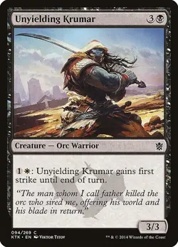 [MTG] Unyielding Krumar (094) (KTK) LP-HP - Image 1
