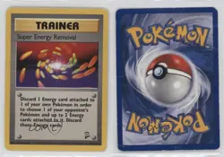 Super Energy Removal Pokemon Base Set 2 #108 2000 14ms - Image 3