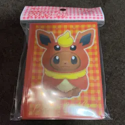 Poncho Eevee 64 Sleeves Complete Set Japanese Pokemon Center Exclusive Sealed - Image 5