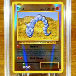 Pokemon XY Evolutions Onix 61/108 AGS Gem-MT 10 Common Reverse Holo 2016 - Image 2