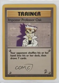 Imposter Professor Oak Pokemon Base Set 2 #102 2000 17t2 - Image 1