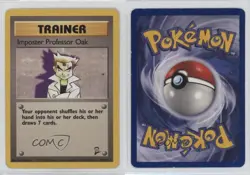 Imposter Professor Oak Pokemon Base Set 2 #102 2000 17t2 - Image 3