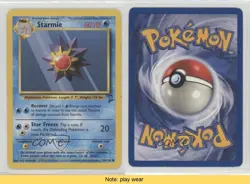 Starmie Pokemon Base Set 2 #94 2000 READ 2f4 - Image 3