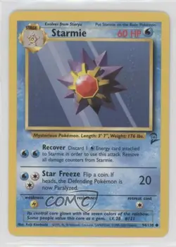 Starmie Pokemon Base Set 2 #94 2000 1b9b - Image 1
